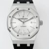 Royal Oak 15400 Audemars Piguet White Dial Rubber Strap Watch