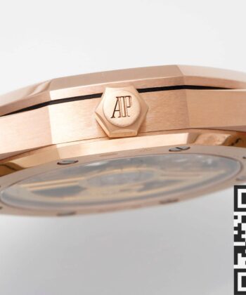 AP Royal Oak Watch 15510OR.OO.D002CR.02 Rose Gold Black