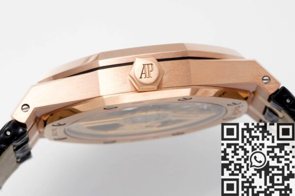 AP Royal Oak Watch 15510OR.OO.D002CR.02 Rose Gold Black