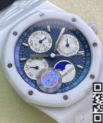 AP APS Watch Royal Oak 26579CB.OO.1225CB.01 White Ceramic