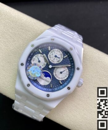 AP APS Watch Royal Oak 26579CB.OO.1225CB.01 White Ceramic