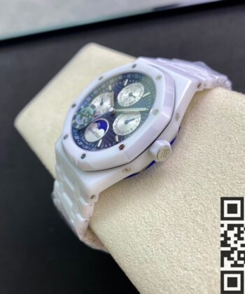 AP APS Watch Royal Oak 26579CB.OO.1225CB.01 White Ceramic