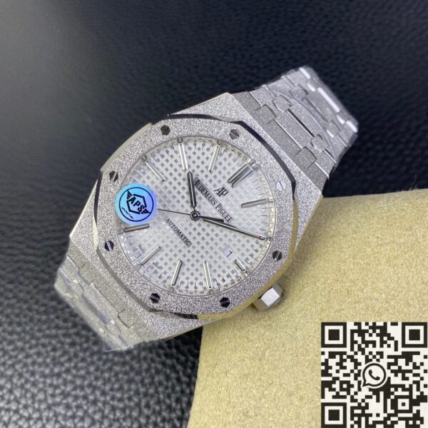 Royal Oak 15410 Audemars Piguet White Dial Watch APS Factory