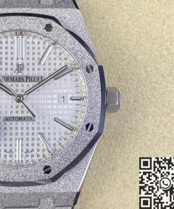 Royal Oak 15410 Audemars Piguet White Dial Watch APS Factory