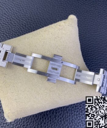 Royal Oak 15410 Audemars Piguet White Dial Watch APS Factory