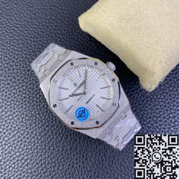 Royal Oak 15410 Audemars Piguet White Dial Watch APS Factory