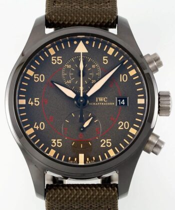 APS Factory IWC Pilot IW389002 Dark Gray Dial Watch