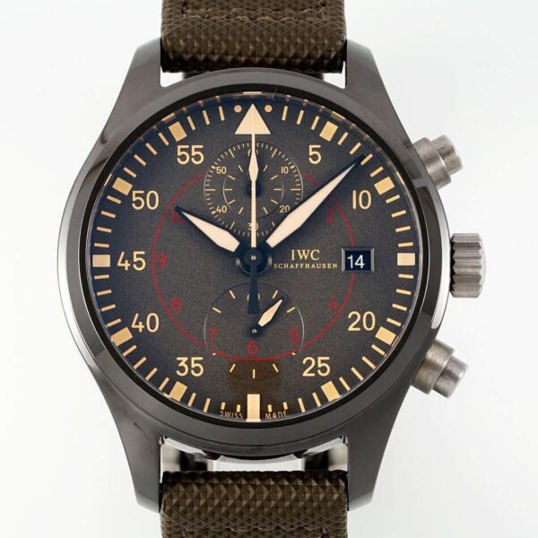 APS Factory IWC Pilot IW389002 Dark Gray Dial Watch