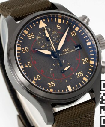 APS Factory IWC Pilot IW389002 Dark Gray Dial Watch