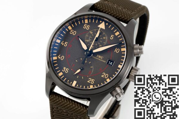 APS Factory IWC Pilot IW389002 Dark Gray Dial Watch