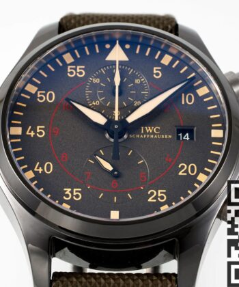 APS Factory IWC Pilot IW389002 Dark Gray Dial Watch