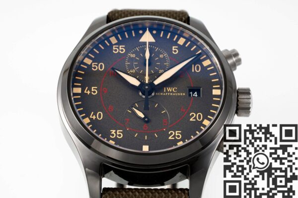 APS Factory IWC Pilot IW389002 Dark Gray Dial Watch