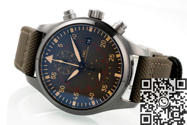 APS Factory IWC Pilot IW389002 Dark Gray Dial Watch