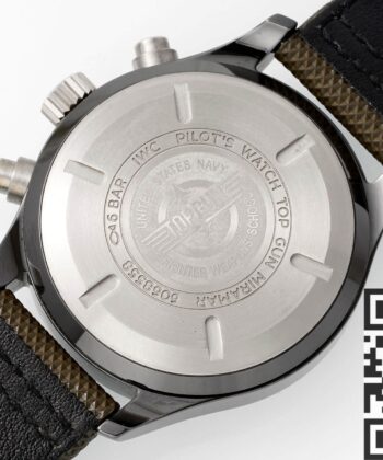APS Factory IWC Pilot IW389002 Dark Gray Dial Watch