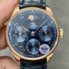 APS Factory Portugieser Watch IWC IW503312 Blue Panda Plate