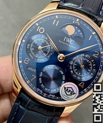 APS Factory Portugieser Watch IWC IW503312 Blue Panda Plate