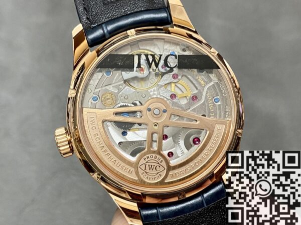 APS Factory Portugieser Watch IWC IW503312 Blue Panda Plate