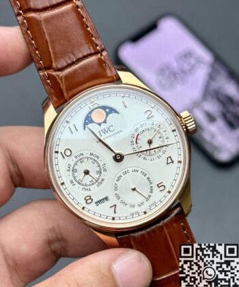 IWC Portugieser Perpetual Calendar IW503302 Silver White Dial