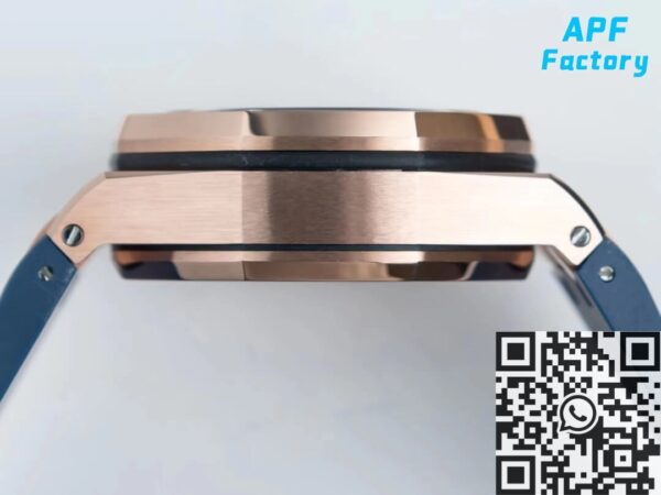AP Fake Watch Royal Oak Offshore 26238OR Rose Gold Blue Dial
