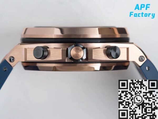AP Fake Watch Royal Oak Offshore 26238OR Rose Gold Blue Dial