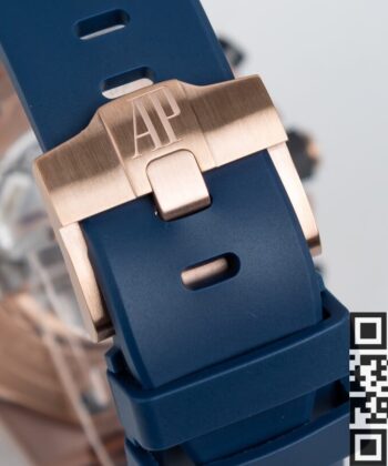AP Fake Watch Royal Oak Offshore 26238OR Rose Gold Blue Dial