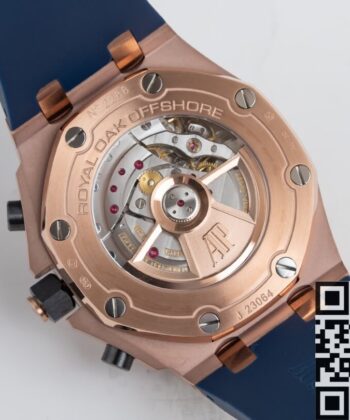 AP Fake Watch Royal Oak Offshore 26238OR Rose Gold Blue Dial