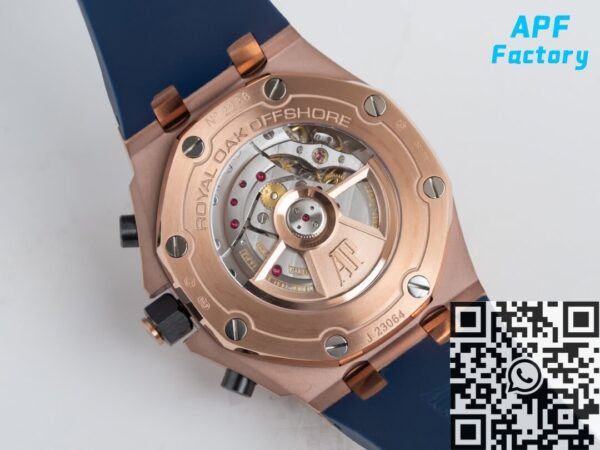 AP Fake Watch Royal Oak Offshore 26238OR Rose Gold Blue Dial