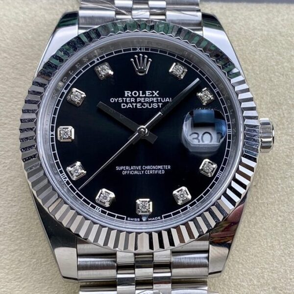 ARF Replica Rolex Datejust M126334-0012 Black Watch