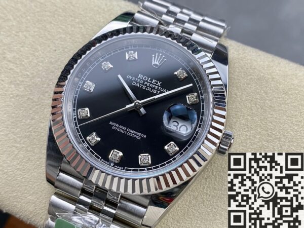 ARF Replica Rolex Datejust M126334-0012 Black Watch
