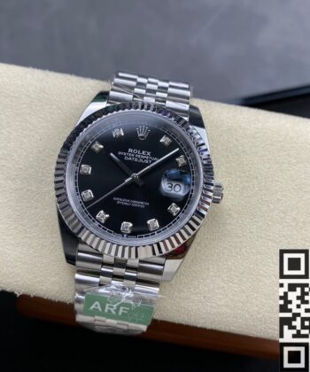 ARF Replica Rolex Datejust M126334-0012 Black Watch