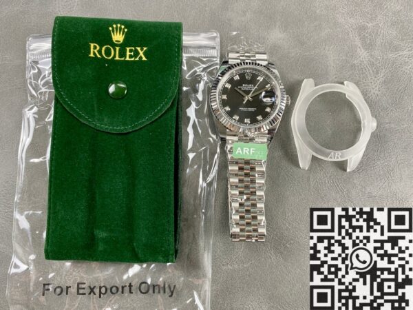 ARF Replica Rolex Datejust M126334-0012 Black Watch