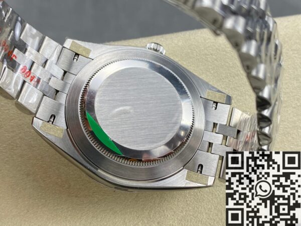 Men's Rolex Datejust M126334-0030 Mint Green Watch Size 41mm
