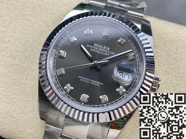 Rolex Datejust Cost M126334-0005 Silver Gray Watch Size 41mm