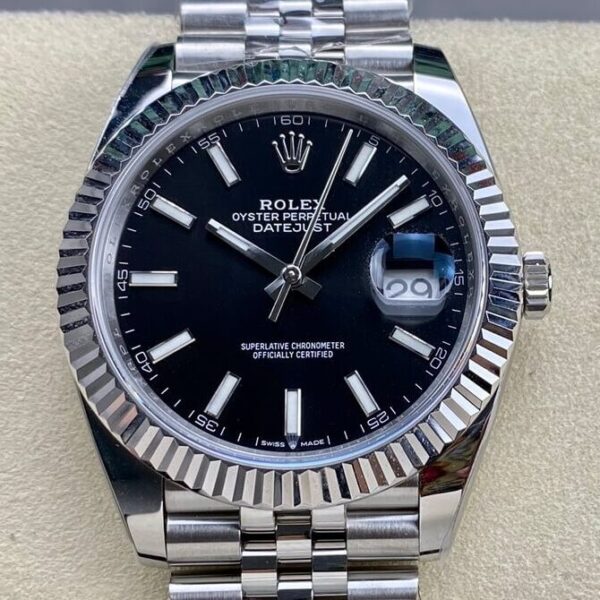 Used Rolex Datejust​ M126334-0018 Black Watch Size 41mm