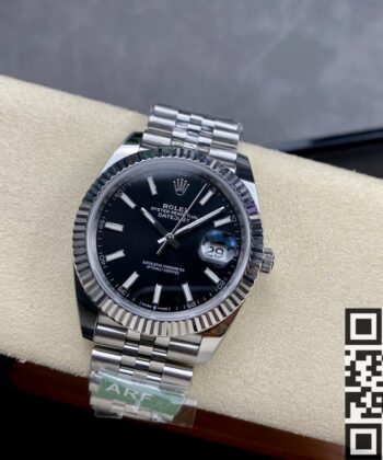 Used Rolex Datejust​ M126334-0018 Black Watch Size 41mm