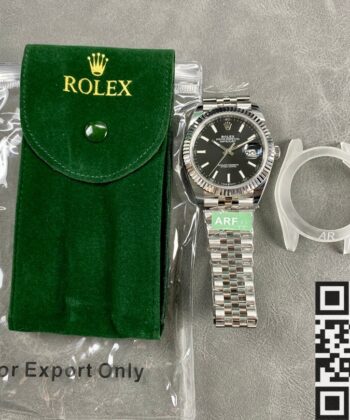 Used Rolex Datejust​ M126334-0018 Black Watch Size 41mm