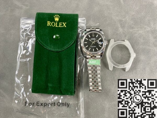 Used Rolex Datejust​ M126334-0018 Black Watch Size 41mm