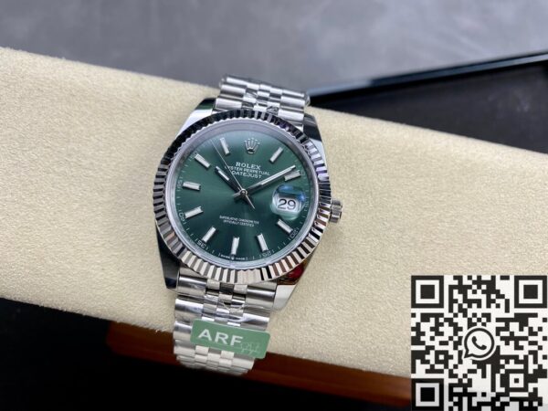 Rolex Datejust 41mm M126334-0028 Mint Green Watch ARF
