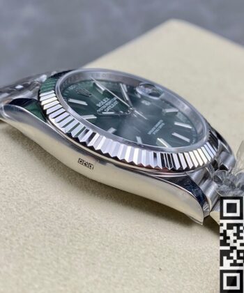 Rolex Datejust 41mm M126334-0028 Mint Green Watch ARF