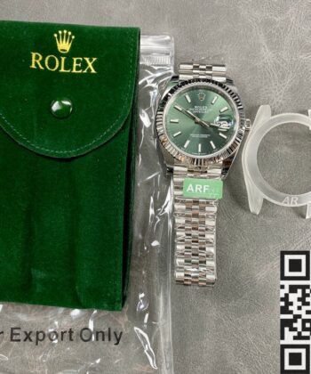 Rolex Datejust 41mm M126334-0028 Mint Green Watch ARF