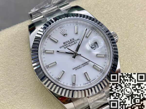 Rolex Datejust Two Tone M126334-0009 White Watch Size 41mm