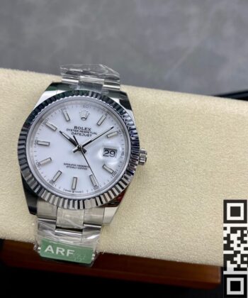 Rolex Datejust Two Tone M126334-0009 White Watch Size 41mm