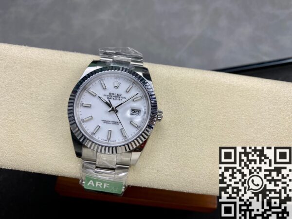Rolex Datejust Two Tone M126334-0009 White Watch Size 41mm