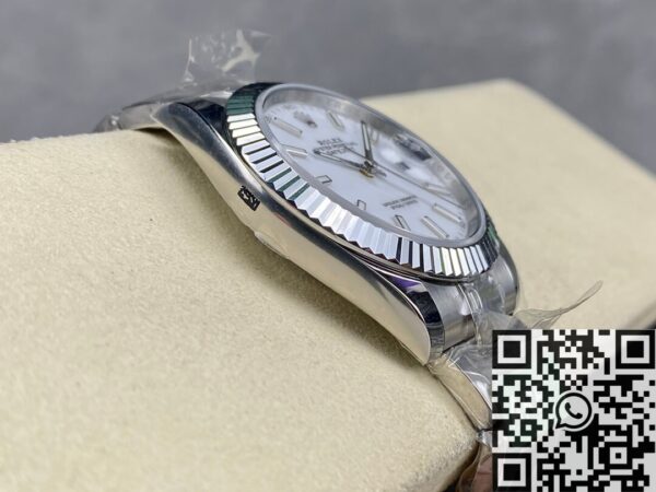 Rolex Datejust Two Tone M126334-0009 White Watch Size 41mm