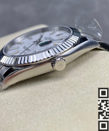 Rolex Datejust Two Tone M126334-0009 White Watch Size 41mm