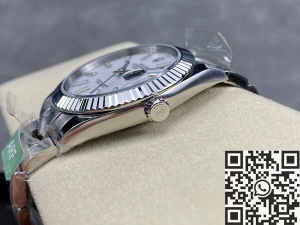 Rolex Datejust Two Tone M126334-0009 White Watch Size 41mm