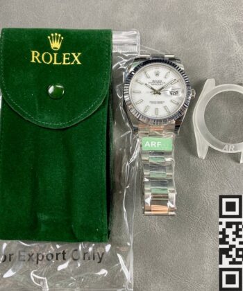Rolex Datejust Two Tone M126334-0009 White Watch Size 41mm