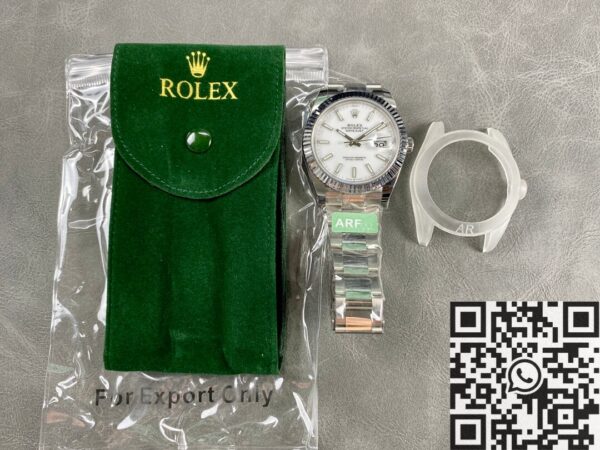 Rolex Datejust Two Tone M126334-0009 White Watch Size 41mm