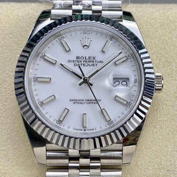 Rolex Wimbledon Datejust​ M126334-0010 White Watch Size 41mm