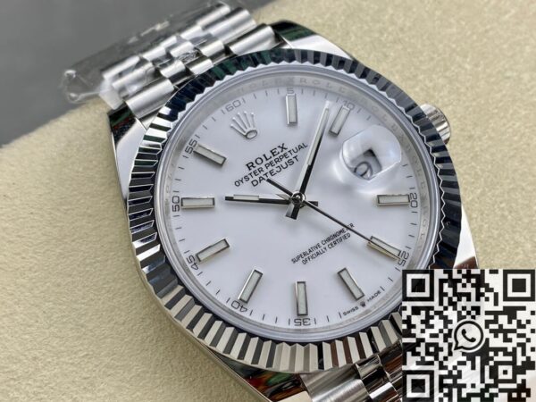 Rolex Wimbledon Datejust​ M126334-0010 White Watch Size 41mm